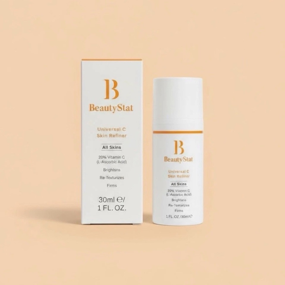 NIB BeautyStat Universal C Skin Refiner - White and Orange